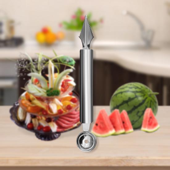 High-quality Multifunctional Corrosion Resistant Practical Fruit Segmentation Carving Spoon Kitchen Utensil Fruit Digging Scoop