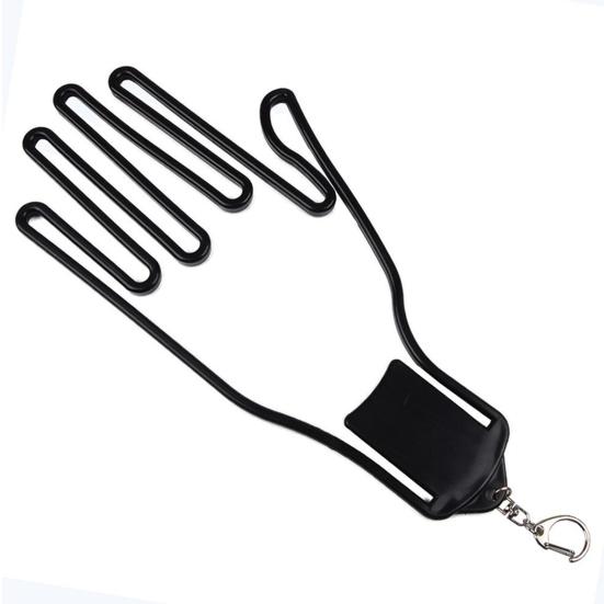 Golf Glove Holder Glove Stretcher Hanger with Keychain Golf Gloves Dryer Shaper Tool Keeper Rack Men Women Golfer Accessories