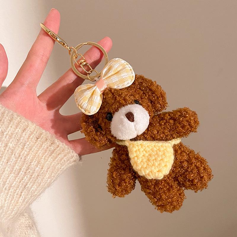 Cartoon Plush Keychains & Girls' Bag Accessories - Small, Versatile Gifts