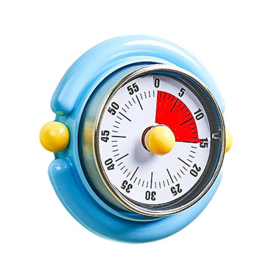 Mechanical Kitchen Timer 60-Minute Countdown Timer Retro Stainless Steel Magnetic Timer for Cooking And Baking