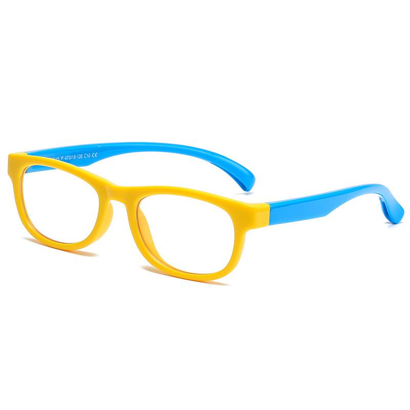 

Детские очки с защитой от синего света и радиации Детские силиконовые очки для мобильного телефона, компьютера, оправа с защитой от синего света 8145