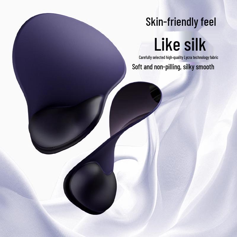 Ergonomic Wrist Rest & Mouse Pad with Silicone Guard for Men & Women