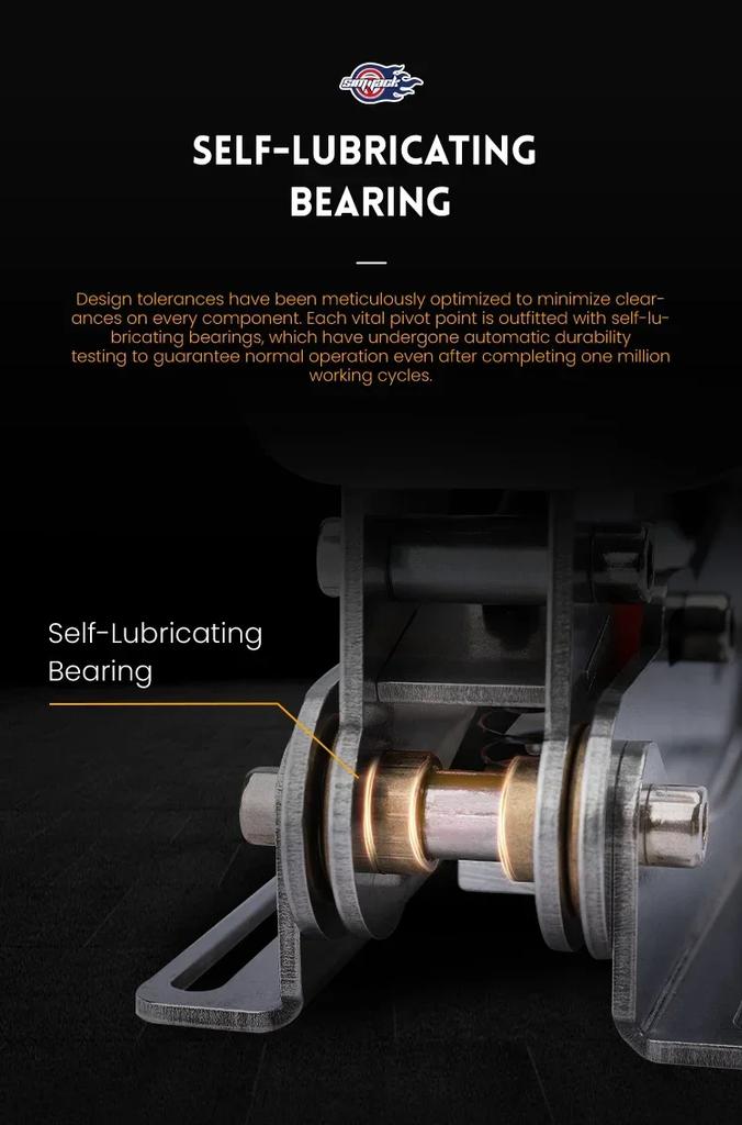 Pedály SIMJACK PRO, Závodní pedály pro simulátory, Závodní simulátor pro PC, Tlakový senzor, Snímač zatížení, HE Hydraulický pedál