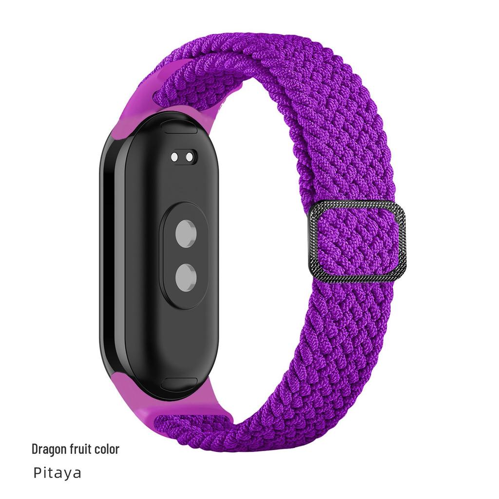 Regulowany pleciony pasek do Xiaomi Band 8/9 - Kompatybilna wymienna opaska na nadgarstek do Mi Watch 3/4/5/6/7/8