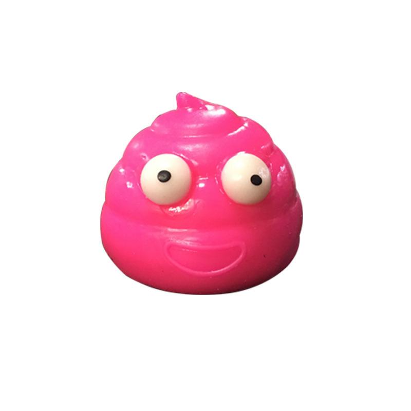 

Squeeze Pinch Vent Ball Decompression Tpr Toys Gadgets Sticky Ball Poop Funny Tricky Adult Kids Teen Gifts Stress Reliever Toys розовый