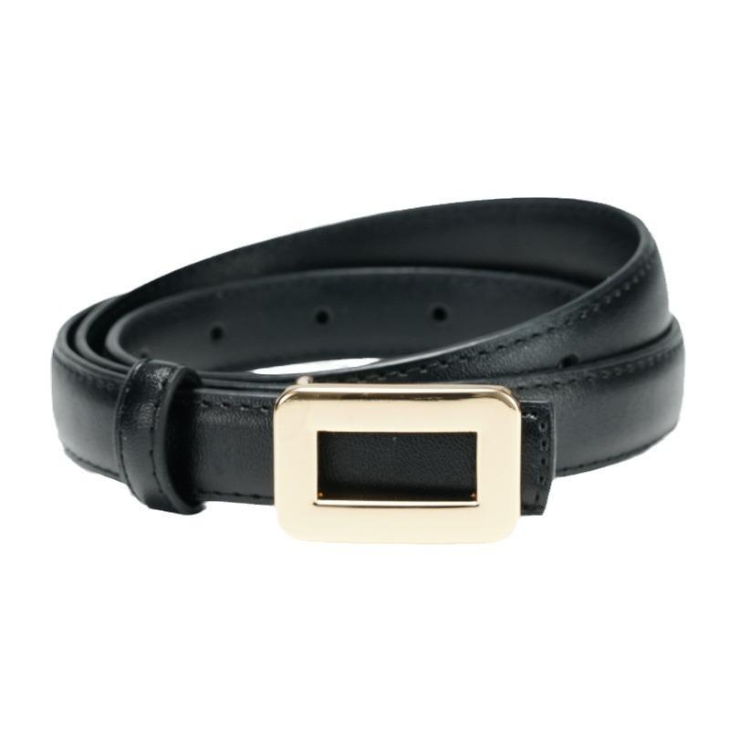 Women's Belt New Trousers Dress Decoration for Women Smooth Buckle Fashionable Skirt Belt for Women Versatile Thin Belt for Women