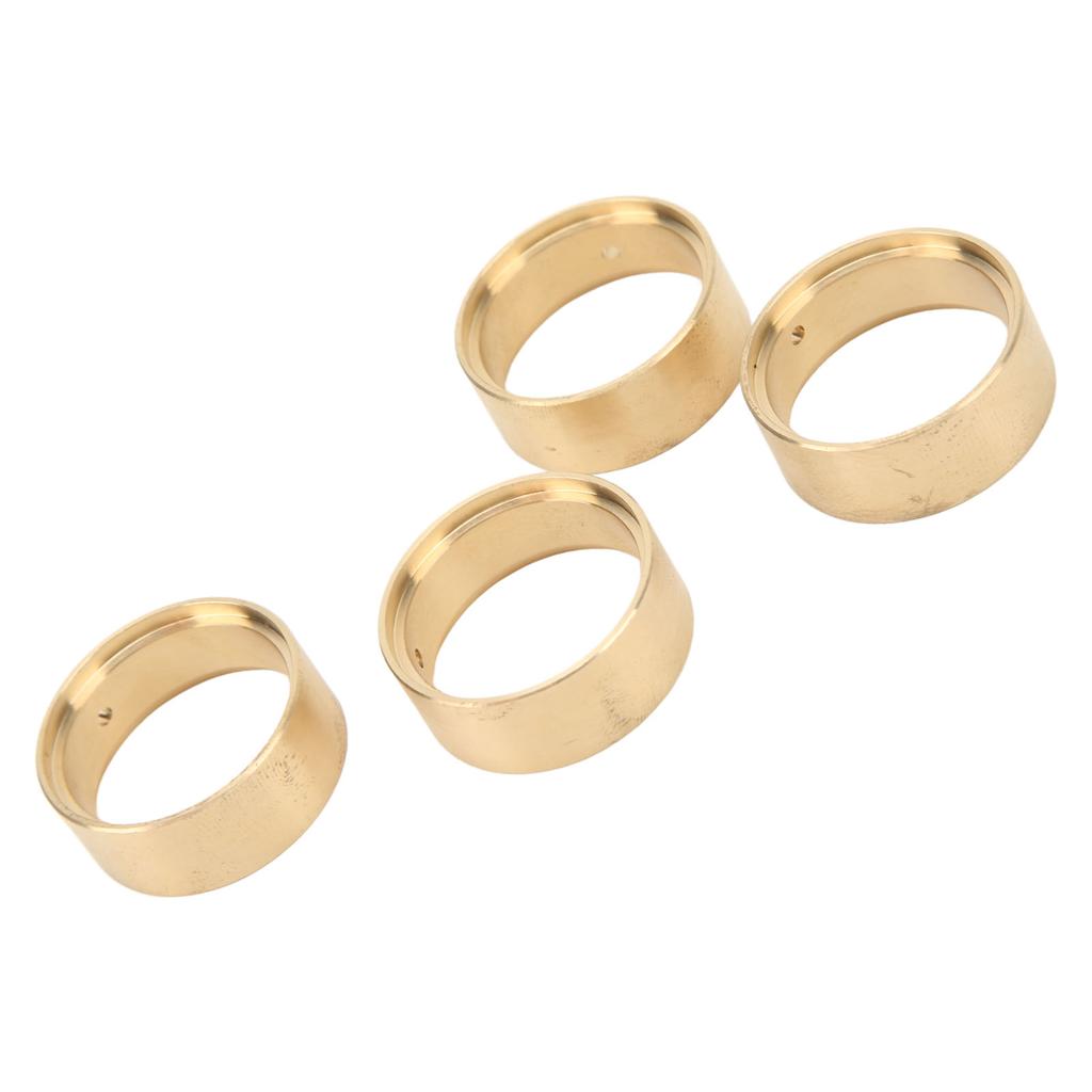 4Pcs Brass Internal Beadlock Ring Clamp Ring for 1.0 Inch Wheel Rim for 1/24 RC Car Upgrade Parts