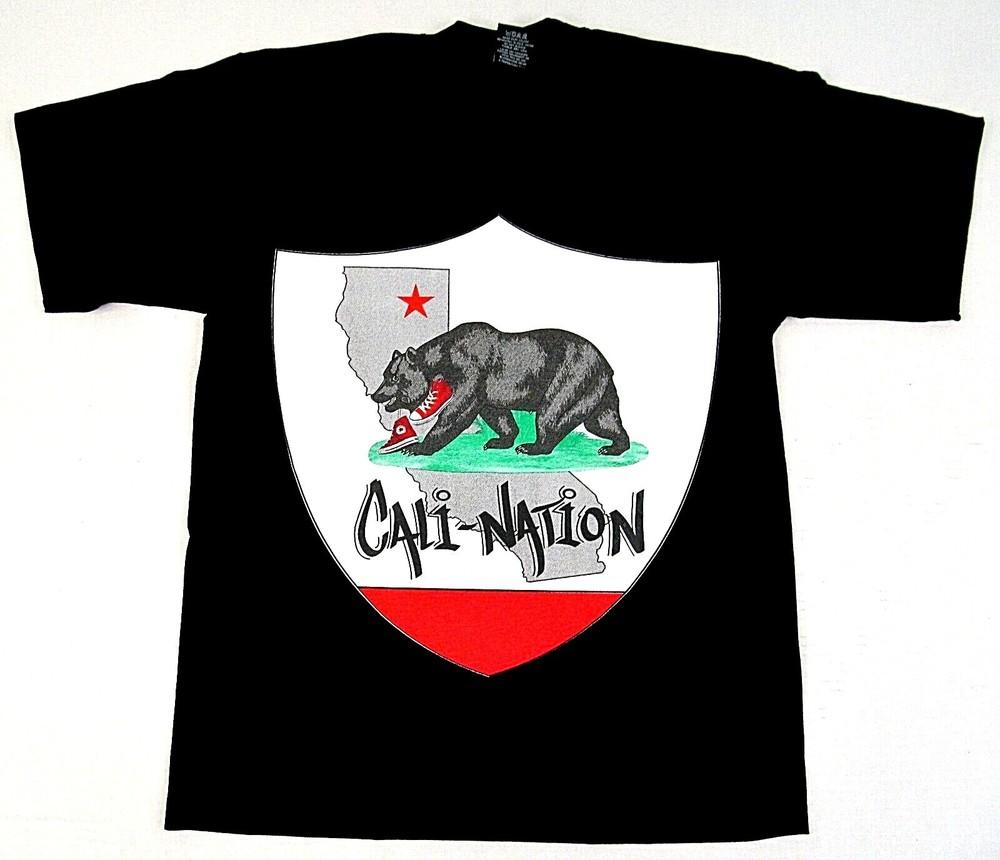 CALI NATION T-shirt CA California Republic Bear Tee Men Adult Men s LARGE New Unisex T-Shirt XXXXL