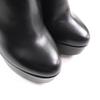 LOUIS VUITTON Ankle boots Monogram Studs Side Zip Black brown leather Women 36 Used