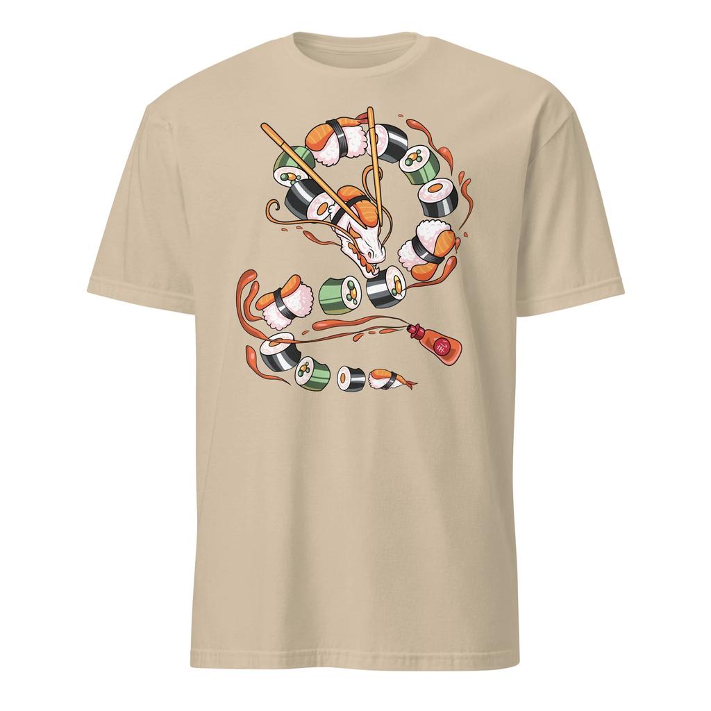 Sushi Drachen Shirt Japanischer Drachen Roll Lustiges Sushi T-Shirt Größe S-3XL Geschenk T-Shirt