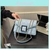 Stilvolle Trendige Pu-Leder Schultertasche Sommer 2023 Schick Kleine Quadratische Tasche