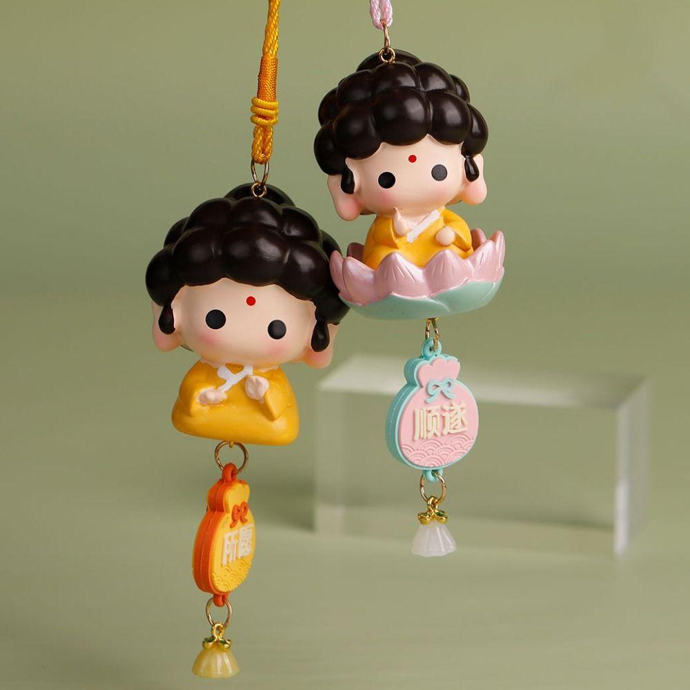 Car Hanging Buddha Guanyin Car Pendant Delicate Cartoon Buddha Figures  Home Decor
