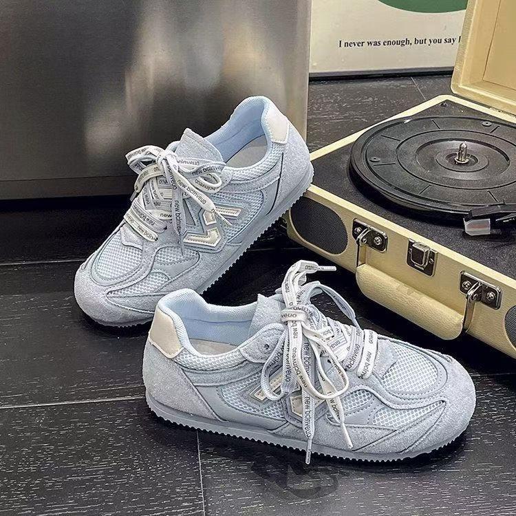 Forrest Gump Shoes Women's 2025 New Fashion Summer and Autumn Soft Sole Hollow Breathable Mesh Single Shoes Casual Sports Dad Shoes