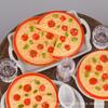 Simulation Scene Mini Miniature Furniture Kitchen Pizza Doll House Food Play Children Play House Toys