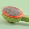Cat Comb Stainless Steel Cat Brush Massage Cats Hair Comb One-button Pet Hair Remover Pet Grooming Cleaning Tools Pets Supplies