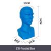 Multifunctional Display Mannequin Head for Spray Paint Hat, Bow Tie, Glasses, and Mask Props