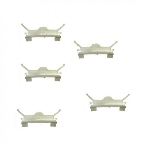 10Pcs Car Roof Drip Rail Weatherstrip Molding Clips for Hyundai Elantra White