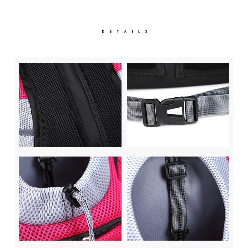 Cat and Dog Supplies Pet Backpack Dog Backpack Drawstring Large Capacity Backpack Universal Chest Portable Travel