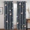Blackout Curtains for Bedroom Flamingo Darkening Window Curtains for Living Room Bedroom Decor Drapes