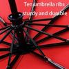 NEW 1PCS Windproof Automatic Double Umbrella Rain 3Fold Folding Umbrella Female Male 10 Bone Luxury Umbrella Umbrellas Anti-UV