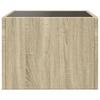 Vidaxl Stolik Nocny Z Led Infinity, Dąb Sonoma, 40X40X30 Cm