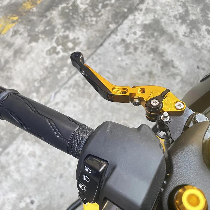 For Yamaha XMAX300/XMAX250/XMAX125/XMAX400 2023-2025 CNC Parking Brake Clutch Lever Folding Stretchable Adjustable Aluminum
