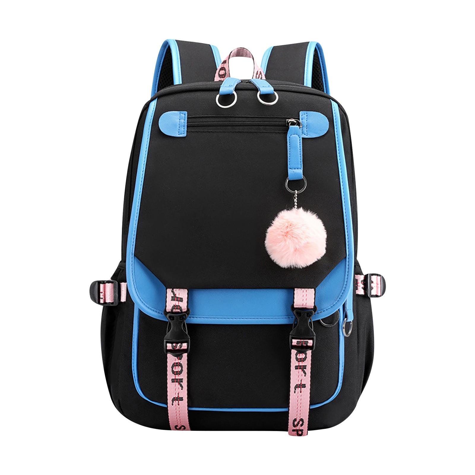 Backpack Student Shoulder Bag Travel Laptop Backpack Gift One Size