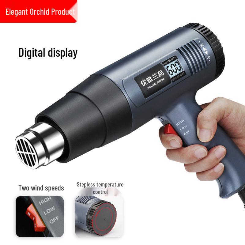 High Power Digital Hot Air Gun for Film Cutting & Sealing, Heat Shrink Bags & Plastic Sealing.