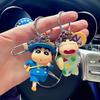 Nowe Figurki Kawaii Anime Kreskówkowe Crayon Shin-chan Breloki Uroczy Wisiorek do Plecaka Uchwyt na Klucze Ozdoby Akcesoria Prezenty Urodzinowe