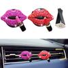 Full Diamond Lips Car Air Vent Perfume Clip Sexy Lipstick Aromatherapy Decoration