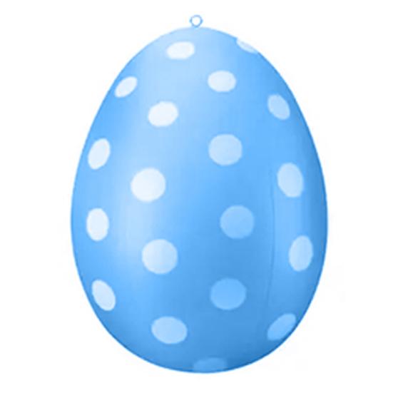 19" oppblåsbare påskeeggdekorasjoner Kjempepåskeeggpynt Fargerike egg Utendørs hagedekor for stue Kontor hage plen