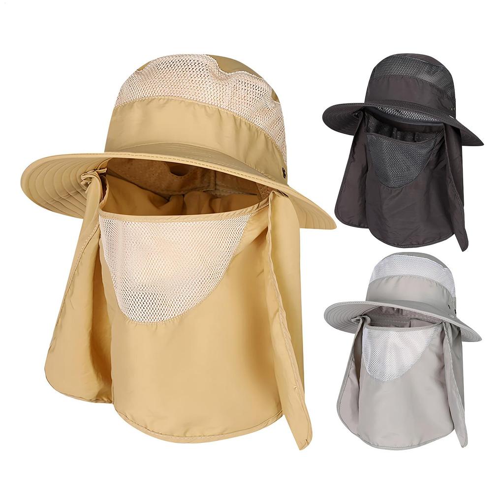 Sun Hats UV Guard Face Neck Cover Fishing Sun Protection Cap Bucket Hats Sun Hat Sun Protection for Fishing Hiking Beach