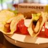 Wave Shape Plastic Taco Holder Stand, Mexican Taco Shell Display Rack, Food Storage Tray Holder for Home Kitchen Restaurant Tableware