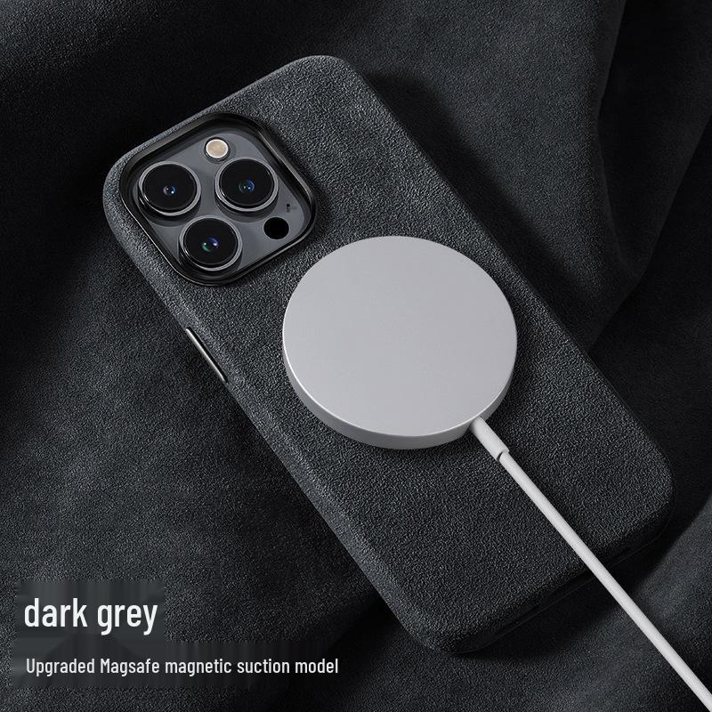 

Замшевый чехол с полным покрытием и магнитной беспроводной зарядкой для iPhone 13 Pro/14/15 iPhone 13 Pro