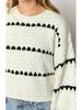 European & American Women's Autumn/Winter Knit Sweater - Round Neck, Long Sleeve, Casual Street Style
