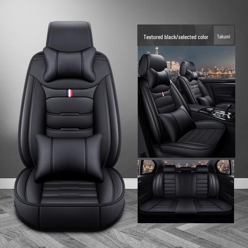 Universal Car Seat Cover for Accord, Civic, and Sagitar—Four Seasons Full Wrap Cushion Cover