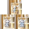 Soft Plush Cat Plushie With Fish Pattern For Girls Gift Keyring And Bag Pendant