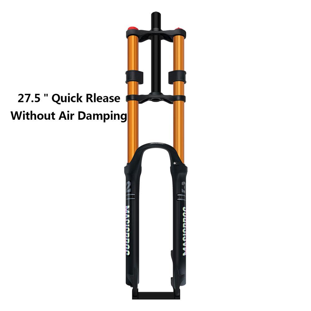 MAGICBROS MG-FK328A Double Shoulder MTB Air Fork 180mm Travel 26/27.5/29" QR/TA Axle 32mm Stanchion Aluminum-Magnesium Alloy