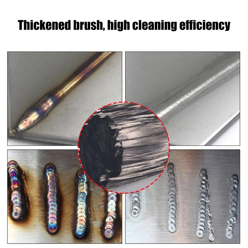 3Pcs 6/8/10 Pickling Brush Electrolytic Polishing Brushes For Weld Seams Beads Joint Cleaning Polishing Machine Welding Seams