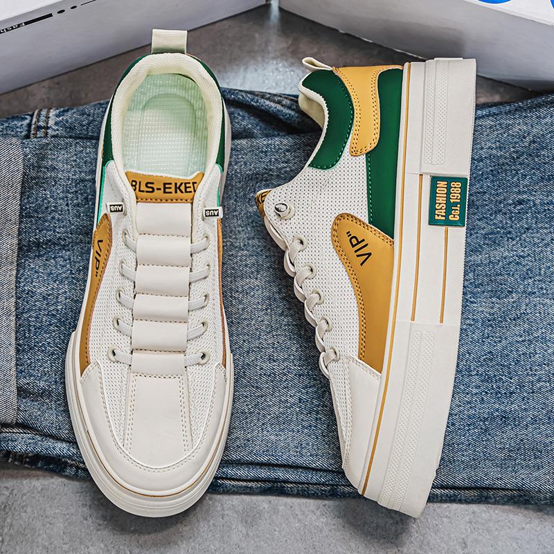 Herrenmode Casual Low Top Skateboardschuhe Jungen Bequeme Sneakers Männliche Studenten Trendy Weiche Sohle Klassisch Atmungsaktiv Fitnessstudio Rutschfest