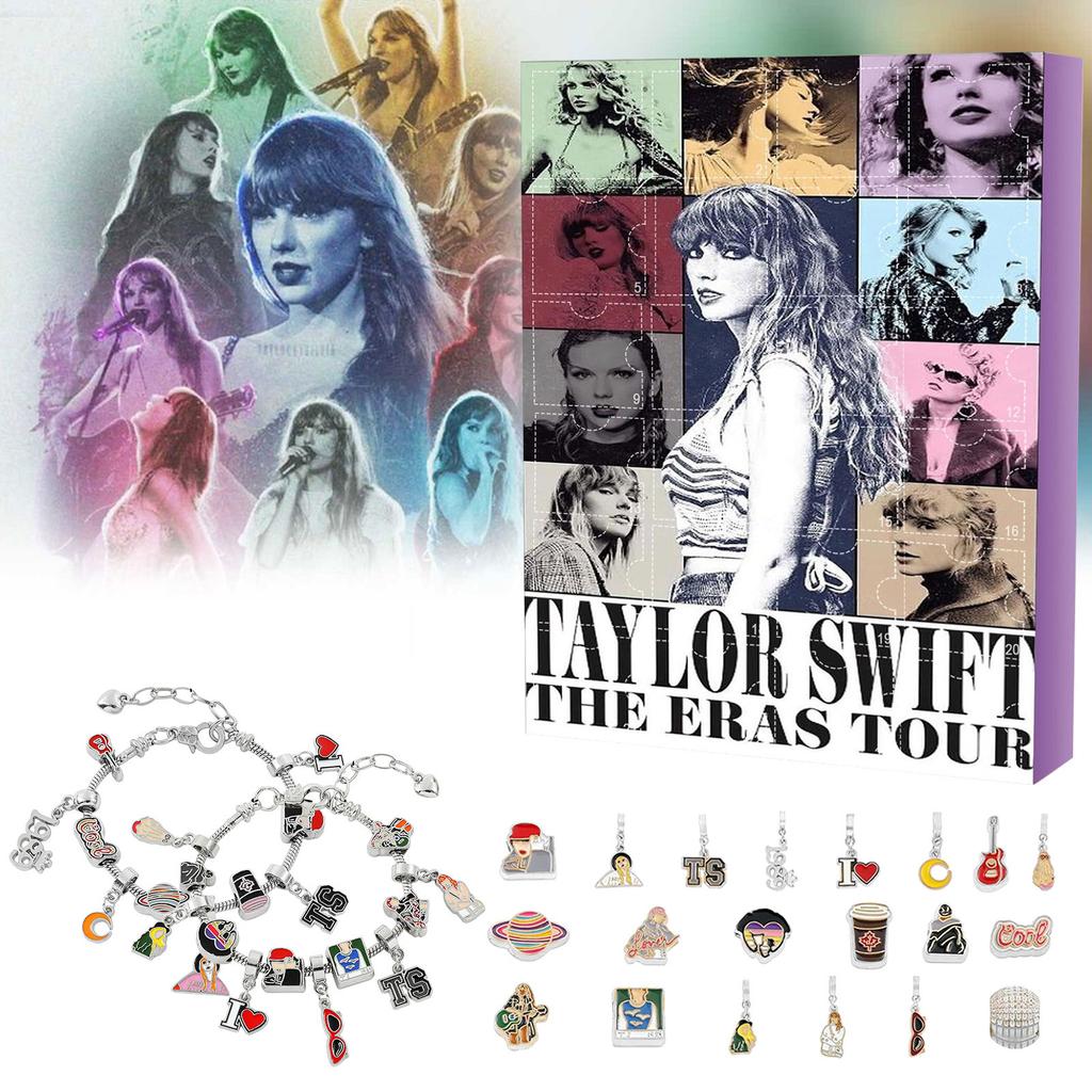 Dárky adventního kalendáře, DIY sada na výrobu náramků pro děti, dospělé, 24denní vánoční odpočítávací kalendář, šperky dárky