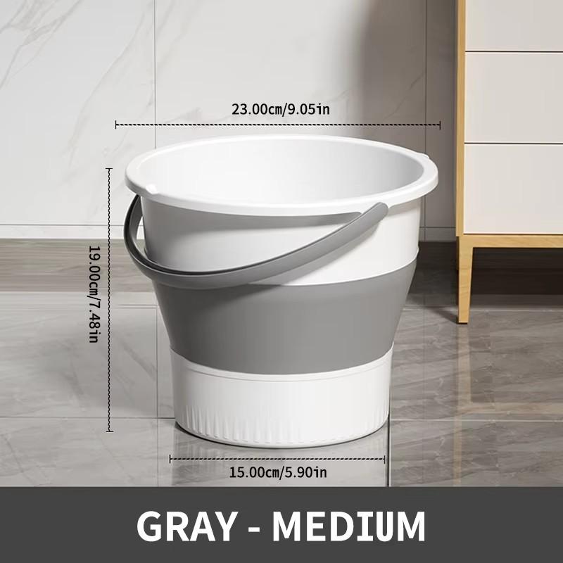 

Mobidea Folding Portable Bucket Car Wash Fishing Bathroom Tool Silicone Bucket Outdoor Camping Household Supplies Car Home Tool