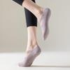 Yoga Socks Women Cotton Silicone Non-slip Pilates Grip Towel  No-Show Barre Sock