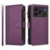 Protection Card Wallet Flip Phone Cover For Doogee Note 56X 56 58 59 N60 Pro N55 Plus Leather Case Wrist Strap Crossbody Shell
