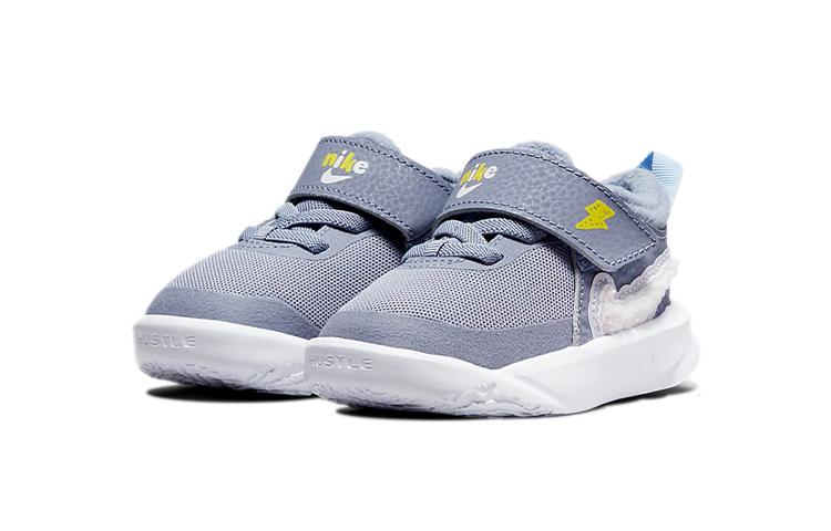 Nike Team Hustle D 10 Synthetic Leather Low top Toddler Shoes Infant And Toddler DD0792-410