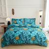 Leopard Print Pastoral Style Duvet Cover Set - Single Duvet Cover & Pillowcase.