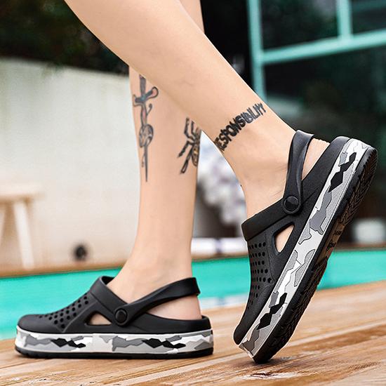 One Shoe Two Wears, Seaside Breathable Fashion Beach Shoes, Summer Men's Sandals, Wear Resistant, Non Slip, Soft Soles