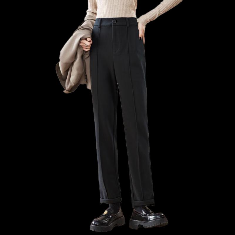 Women's Autumn/Winter Straight-Leg Trousers