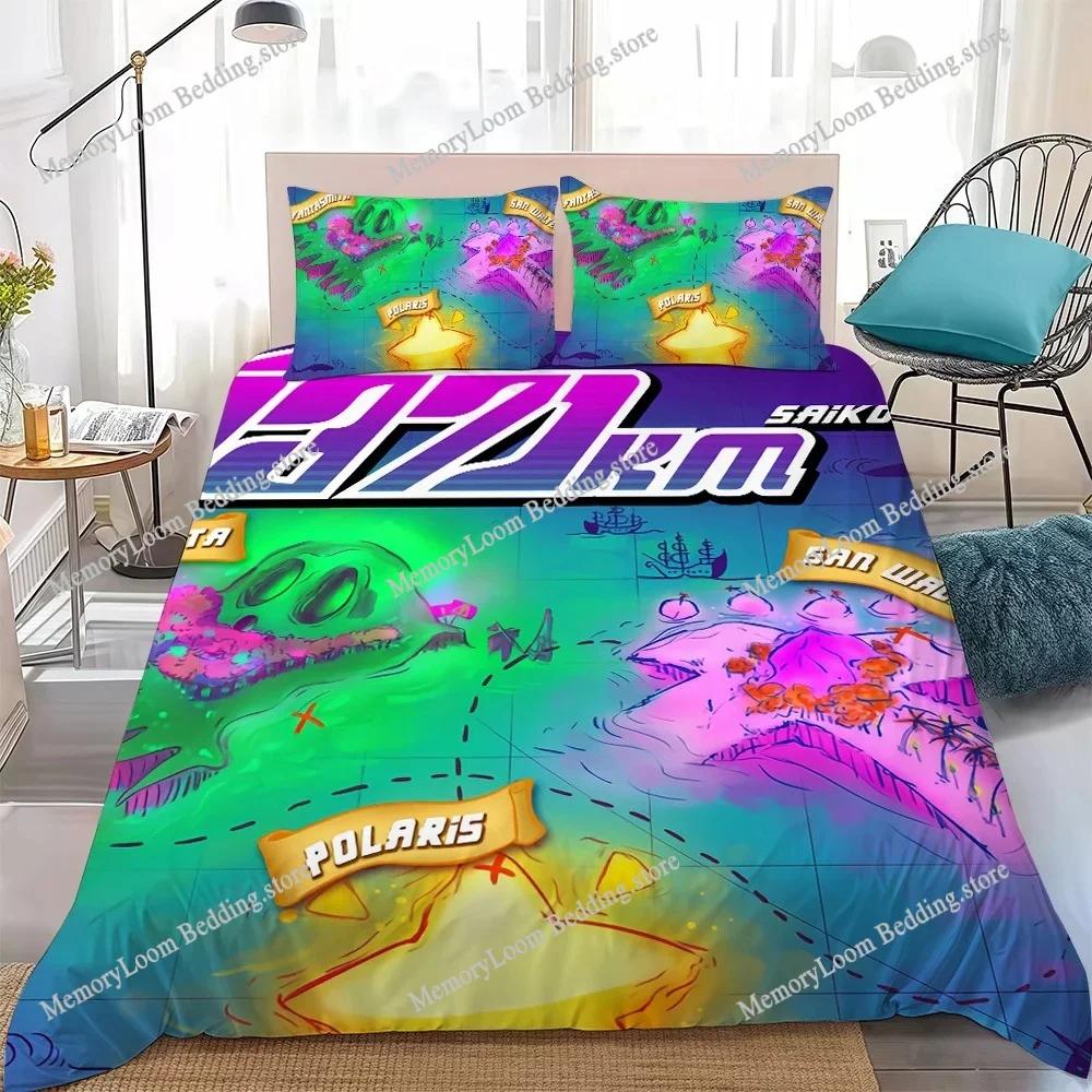 Hot Singer S-Saiko Sakura Duvet Cover Set Home Style Bedding Soft Laundry Cotton Bed Student Dormitory Gift Home Textileextile