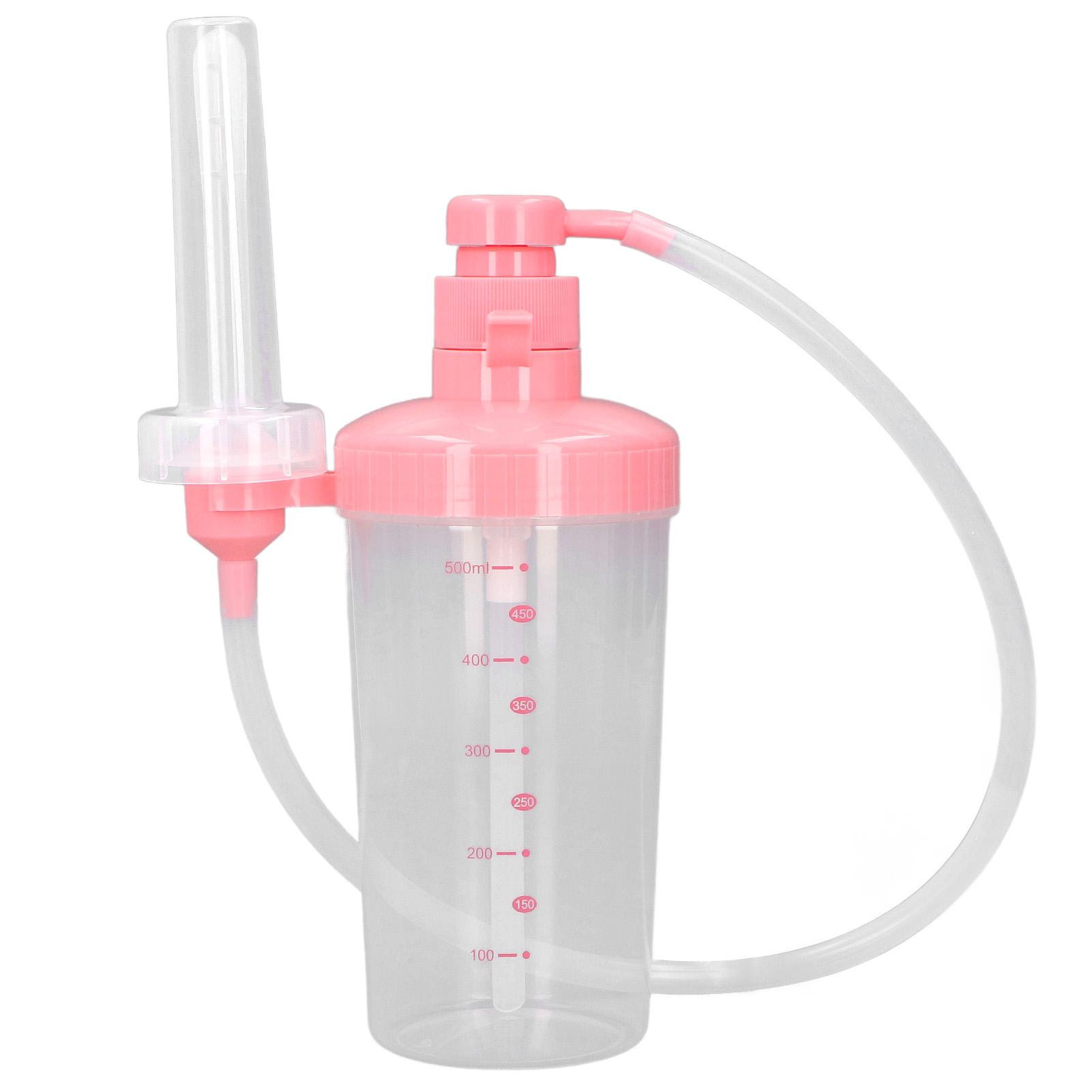 

Vaginal Douche Push Pump Head Women Reusable Vaginal Cleansing System for Home 500ml